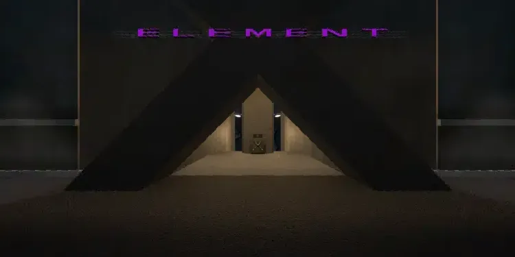 A preview image of the 'ElementX LaserTag' world.