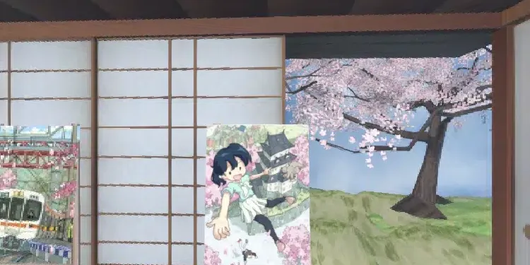 A preview image of the 'Gallery yomogi' world.