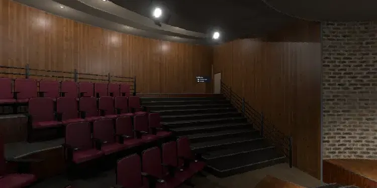A preview image of the '[OLD, MMC25] Idiophone Auditorium' world.