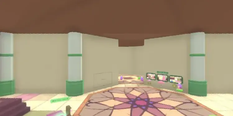 A preview image of the 'Let's Play with Textures!' world.