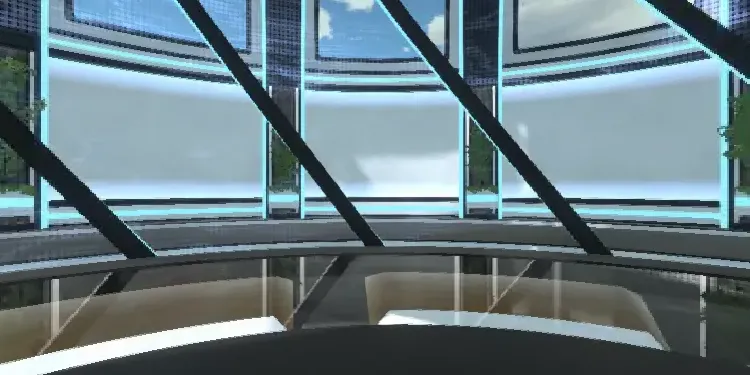 A preview image of the '[NeosVR] Metaverse Training Center' world.