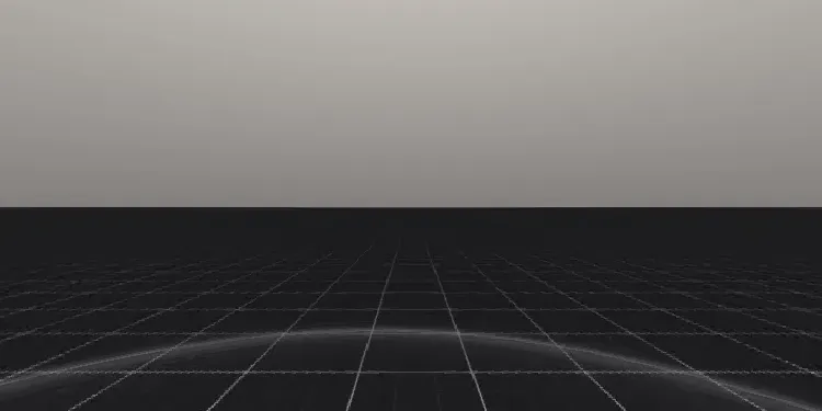 A preview image of the 'Monochrome Grid' world.