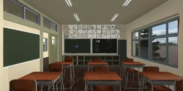 A preview image of the '教室/Classroom' world.