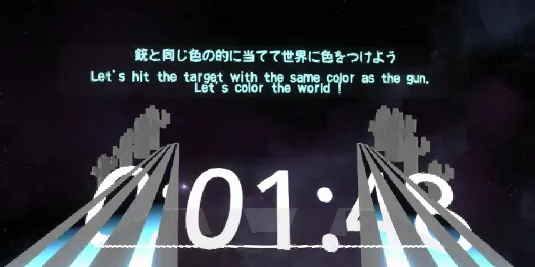 A preview image of the 'Light up the color' world.