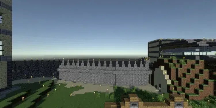 A preview image of the 'MeuhMeuhCraft - Waterside base' world.