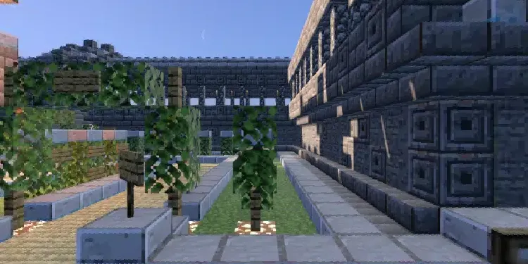 A preview image of the 'MeuhMeuhCraft - Spawn Area' world.