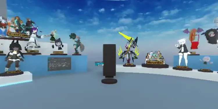 A preview image of the 'Figure generator - フィギュア制作機' world.